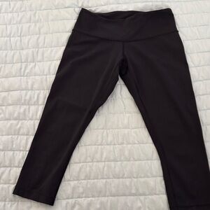lululemon athletica Cropped Black Leggings